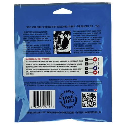 ROTOSOUND RS66LDN-Detrás