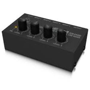 BEHRINGER® MX400 Mezcladora Análoga Ultracompacta de 4 Canales