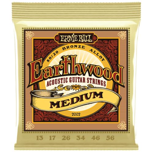 ERNIE BALL EARTHWOOD MEDIUM 80/20 BRONZE 2002