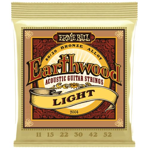 ERNIE BALL EARTHWOOD LIGHT 80/20 BRONZE 2004