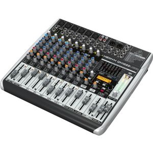 BEHRINGER® QX1222USB Mezcladora Análoga de 12 Canales + Interfaz USB c/FX + Opción Inalámbrica