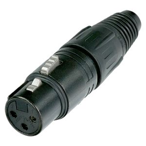 Conector XLR Hembra de 3 polos NEUTRIK® NC3FX-B