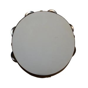 EL COMETA® M251PP: Pandero de 25cms o 10" c/Parche Natural. Una Hilera de Rintintines