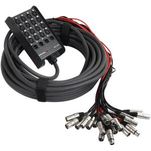 PROEL® EBN1604: Medusa d/20 Canales-16 entradas y 4 salidas. Longitud d/25 metros