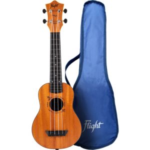 FLIGHT® TUS53 MAH - Ukulele Acústico Soprano c/Funda