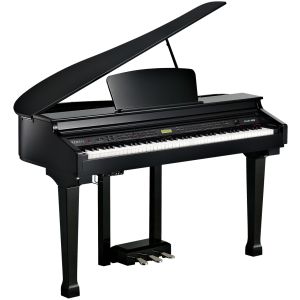 KURZWEIL® KAG100: Piano de Cola Digital Terminado Negro Brillante