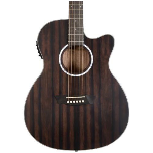 GUITARRA WASHBURN EACUS. MOD. EBONY ACE CORTA