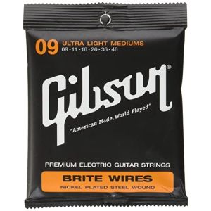GIBSON® 09 ULTRA LIGHT MEDIUMS Encordadura para Guitarra Eléctrica Calibre 09-46