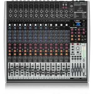 BEHRINGER® X2442USB Mezcladora Análoga de 24 Canales + Interfaz USB c/FX