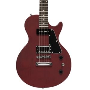 STAGG® SEL−HB90 CHERRY  - Guitarra Eléctrica Terminado Cereza Poro Abierto