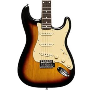 STAGG® SES-30 SNB - Guitarra Eléctrica Terminado Sunburst Alto Brillo