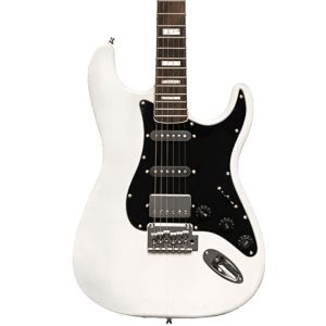 STAGG® SES-60 WHB  - Guitarra Eléctrica Terminado Blanco Rubia