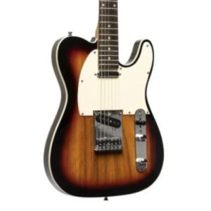 STAGG® SET−STD SNB  - Guitarra Eléctrica Terminado Sunburst Alto Brillo