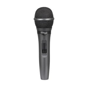 STAGG® SDMP15 Micrófono Dinámico Cardioide de Mano para Uso Vocal e Instrumental