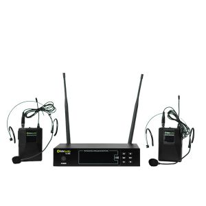 INOVAUDIO® IL-202: Sistema Inalámbrico c/2 Micrófonos de Diadema