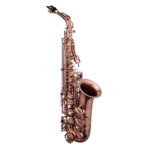 Jupiter JAS1100BAQ: Saxofón Alto Profesional Terminado Burnished Auburn con Tudel Sona-Pure
