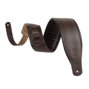 LEVYS® M26PD-DBR: Tahalí para Guitarra de Cuero Café Oscuro