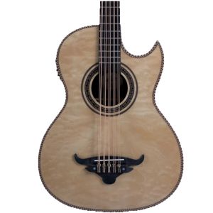 OSCAR SCHMIDT® OH32SEQN-A-U: Bajo Quinto Electroacústico Terminado Natural