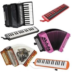 Acordeones y Melódicas