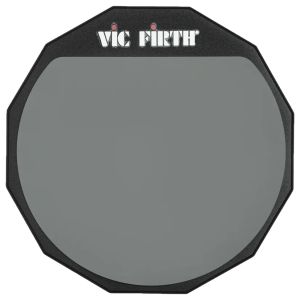 Vic Firth PAD6: Practicador de una Sola Cara de 6 Pulgadas con Goma para Baterista