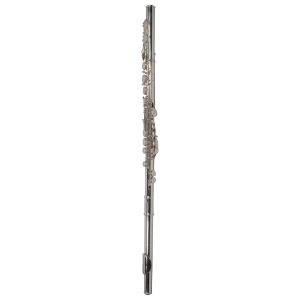Wesner SFL1100: Flauta Transversal en Do con Cuerpo de Cuproníquel Bañado en Plata con Estuche