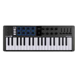 Arturia MiniLab 37: Teclado Controlador MIDI USB Negro de 37 Teclas