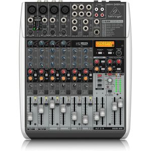 Behringer QX1204USB Mezcladora Análoga de 12 Canales + Interfaz USB con FX + Opción Inalámbrica