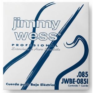Jimmy Wess JWBE-085l Cuerda para Bajo Eléctrico Calibre .085