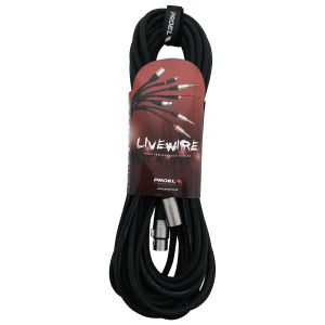 Proel LWMC250LU10: Cable Balanceado para Audio con Conectores XLR de 10 Metros